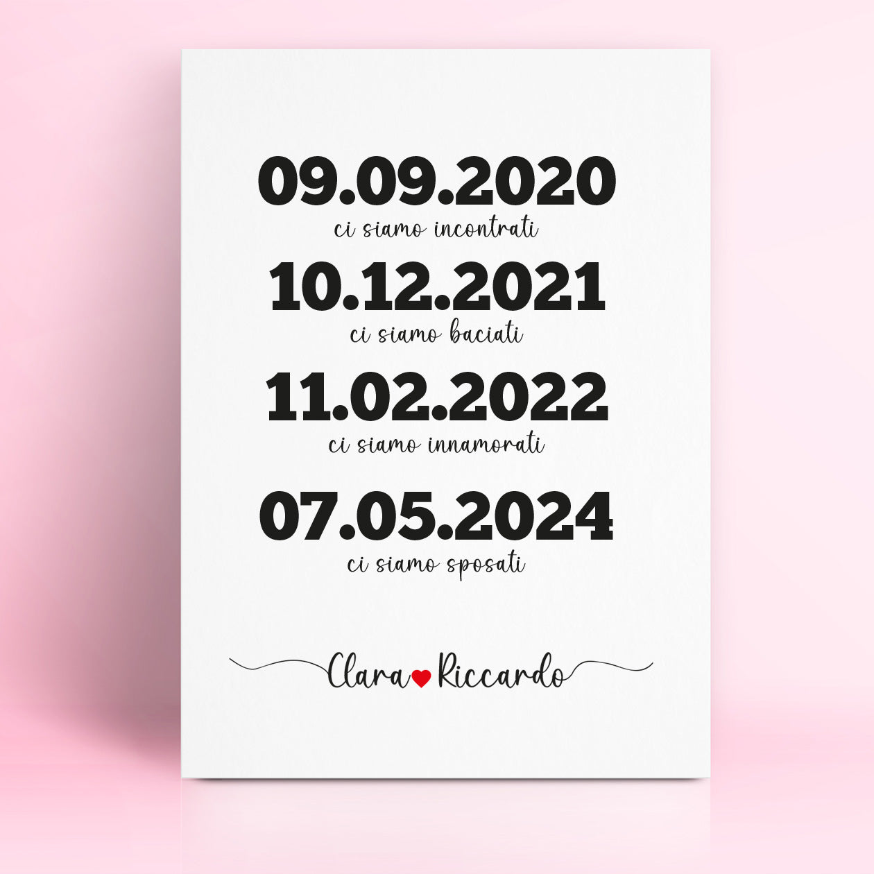 Date - Tela pittorica personalizzata