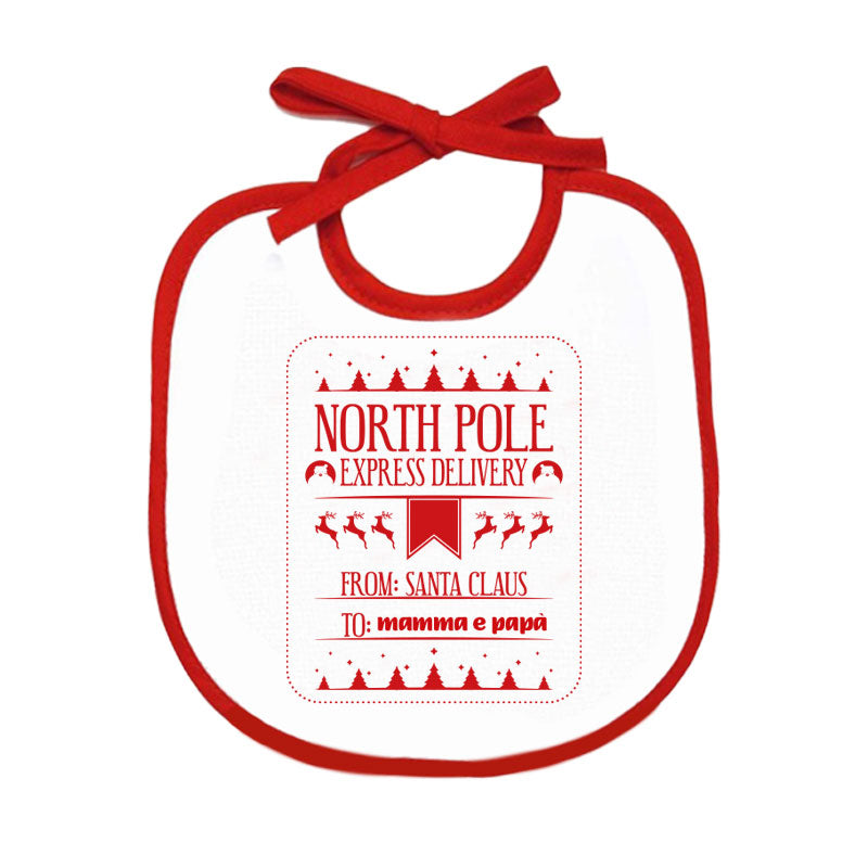 North Pole - Bavetto - personalizzato con nome