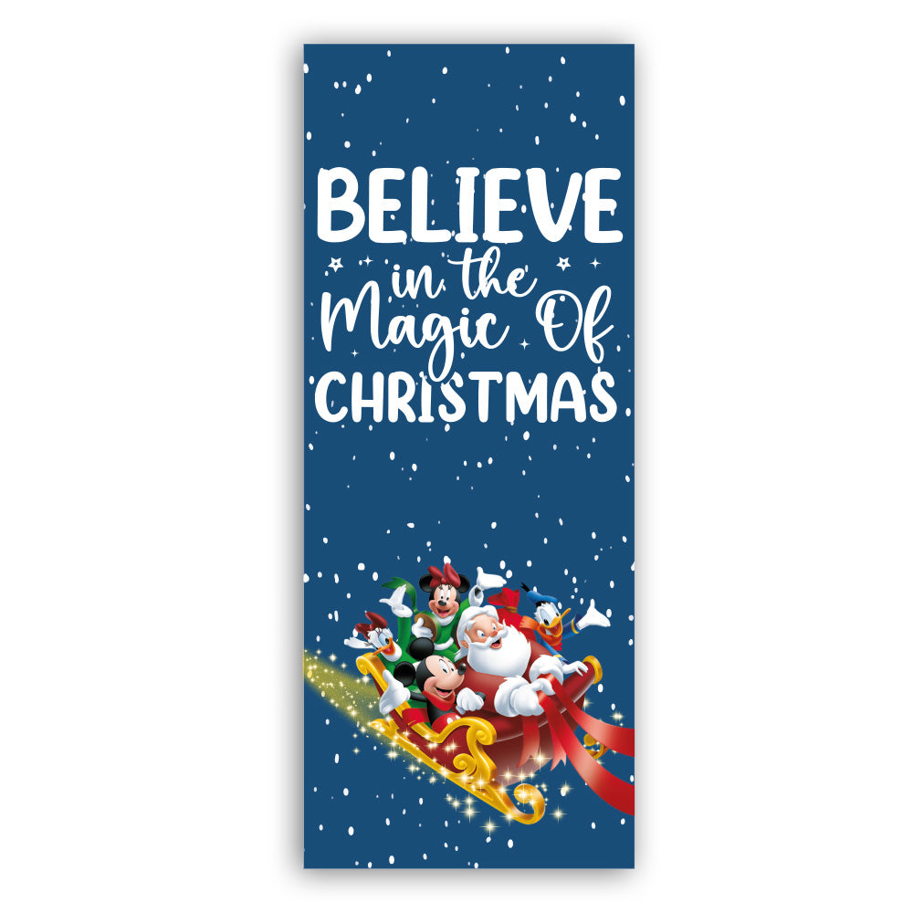 Belive in the magic of Christmas - Copertura Porta Natale - Sfondo Porta d'ingresso