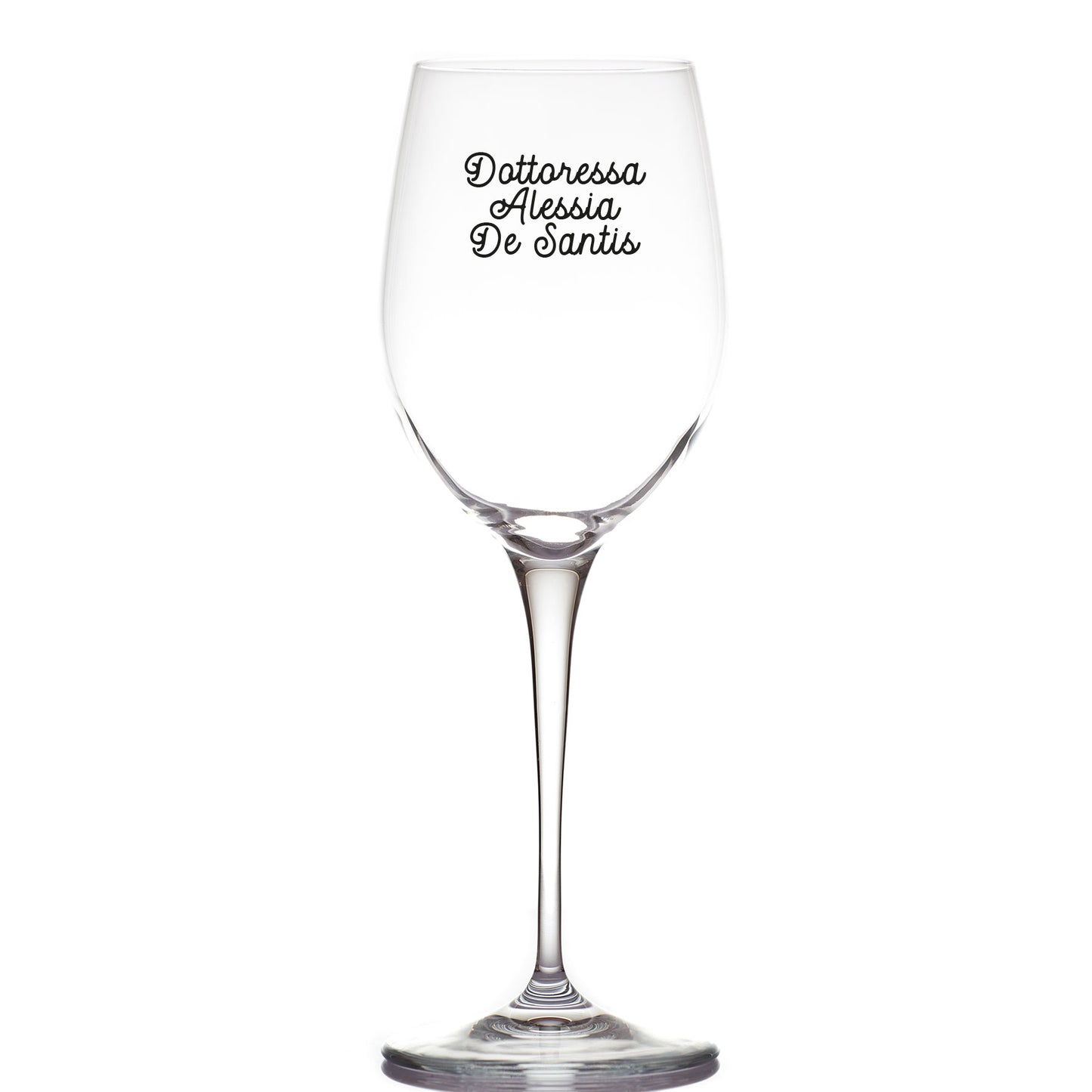 Dottoressa - Calice Bicchiere da Vino - personalizzato