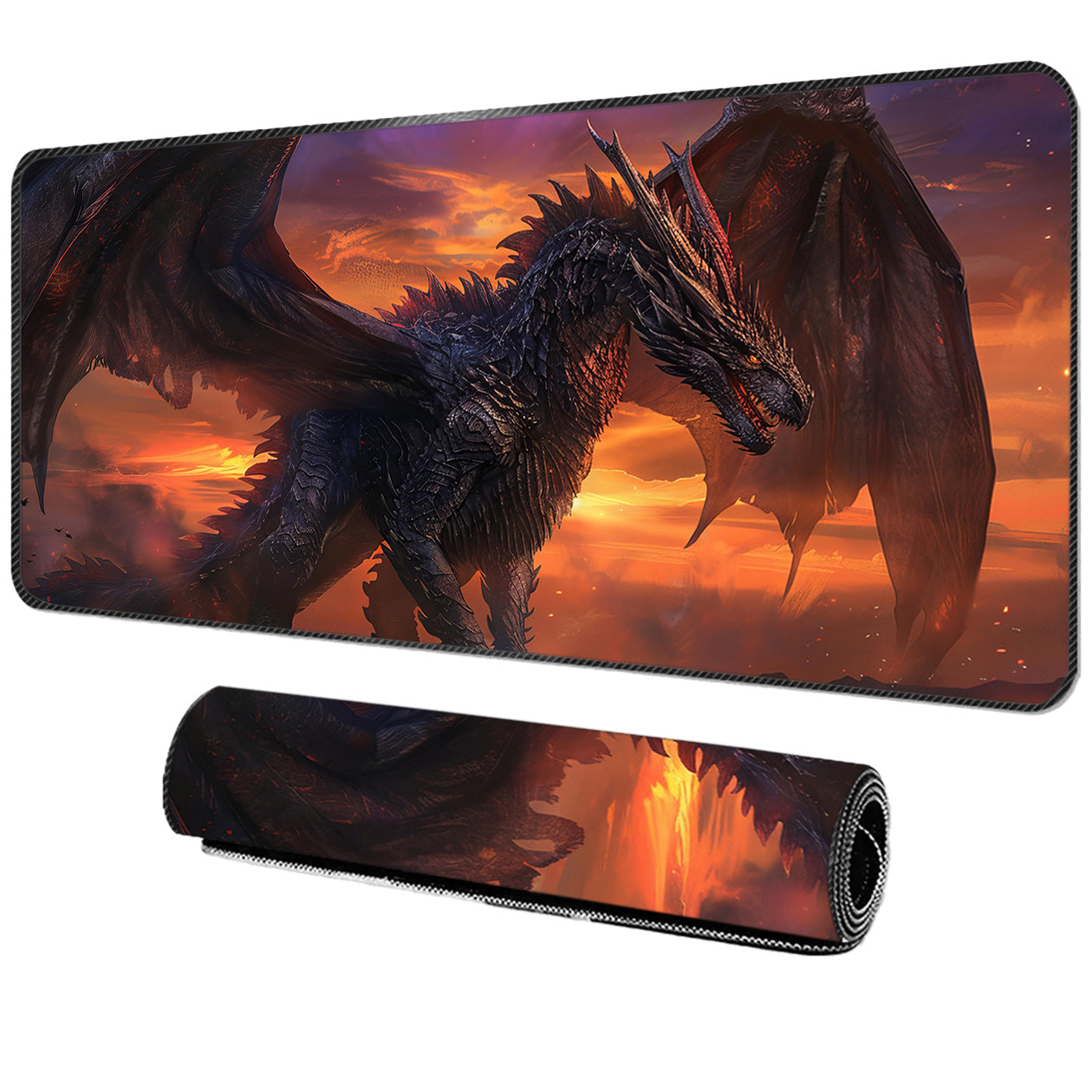 Dragon fire 3 - Tappetino per mouse da gaming