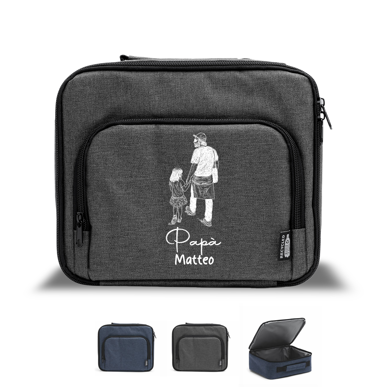 Papà mio - Borsa termica - personalizzata con nome