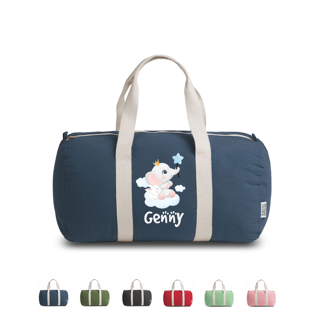 Baby Elephant - Borsa - personalizzata con nome