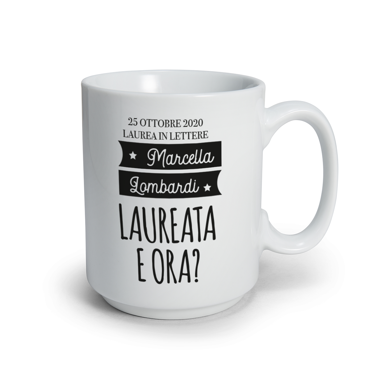 Laureata e ora? - Tazza mug - personalizzata