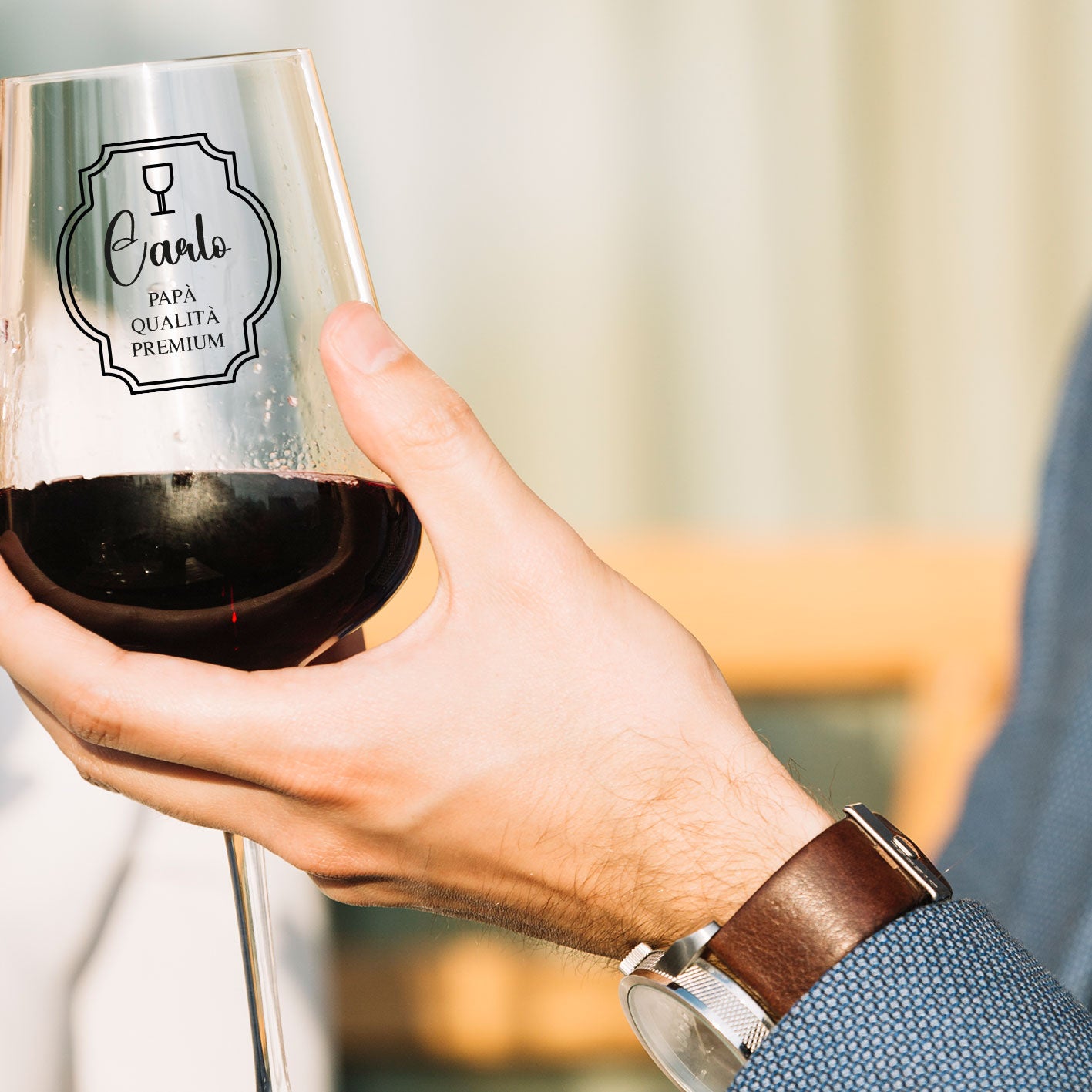 Papà qualità premium - Calice Bicchiere da Vino