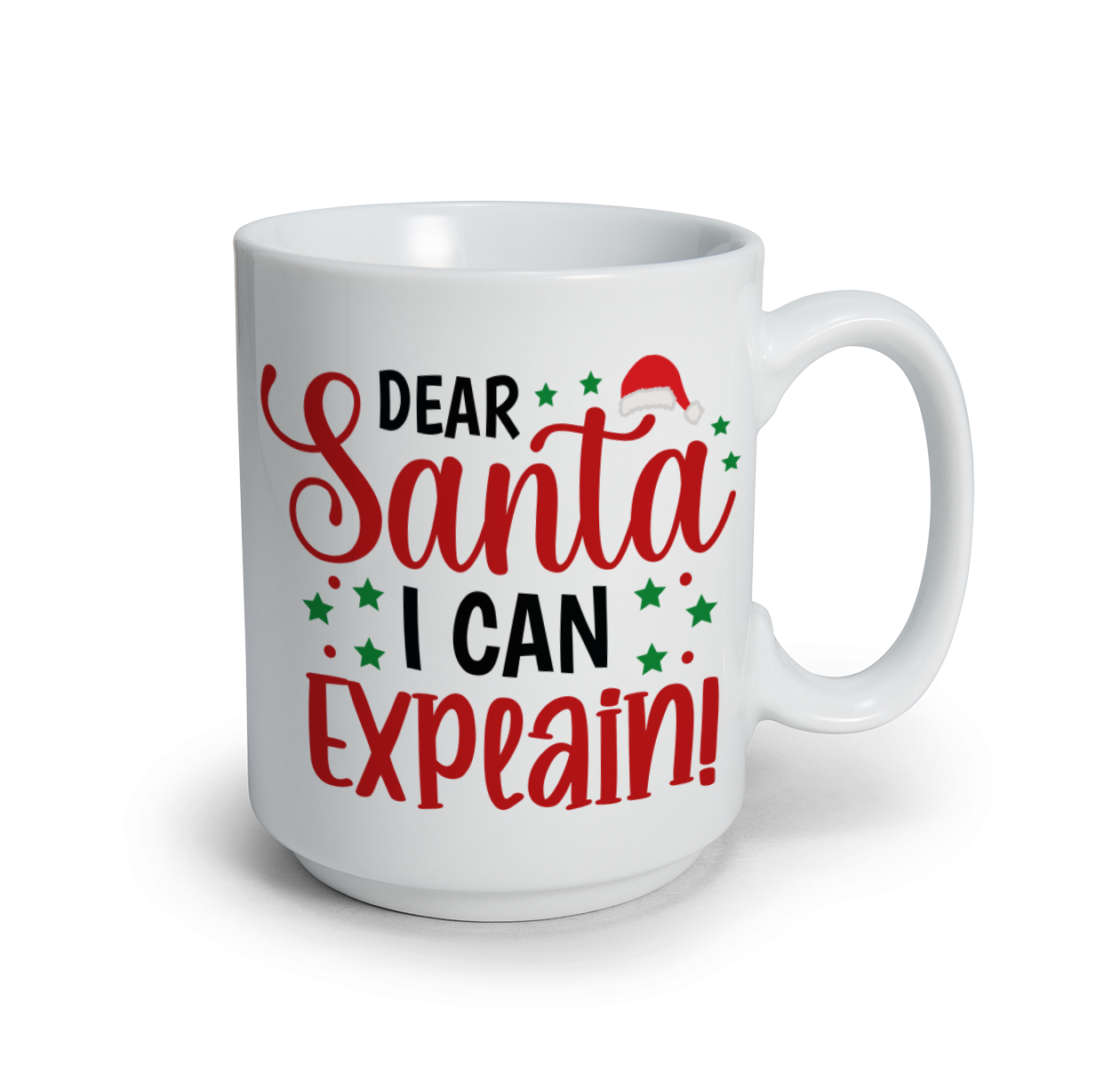 Dear Santa I can Explain - Tazza mug - idea regalo Natale