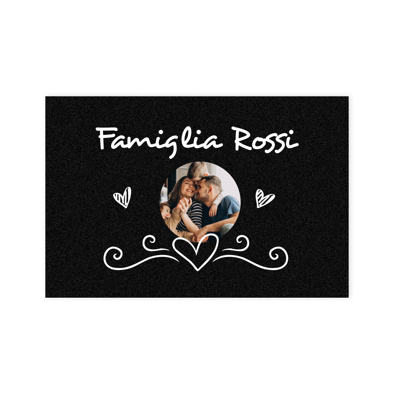 Famiglia - Tappeto - personalizzato con foto
