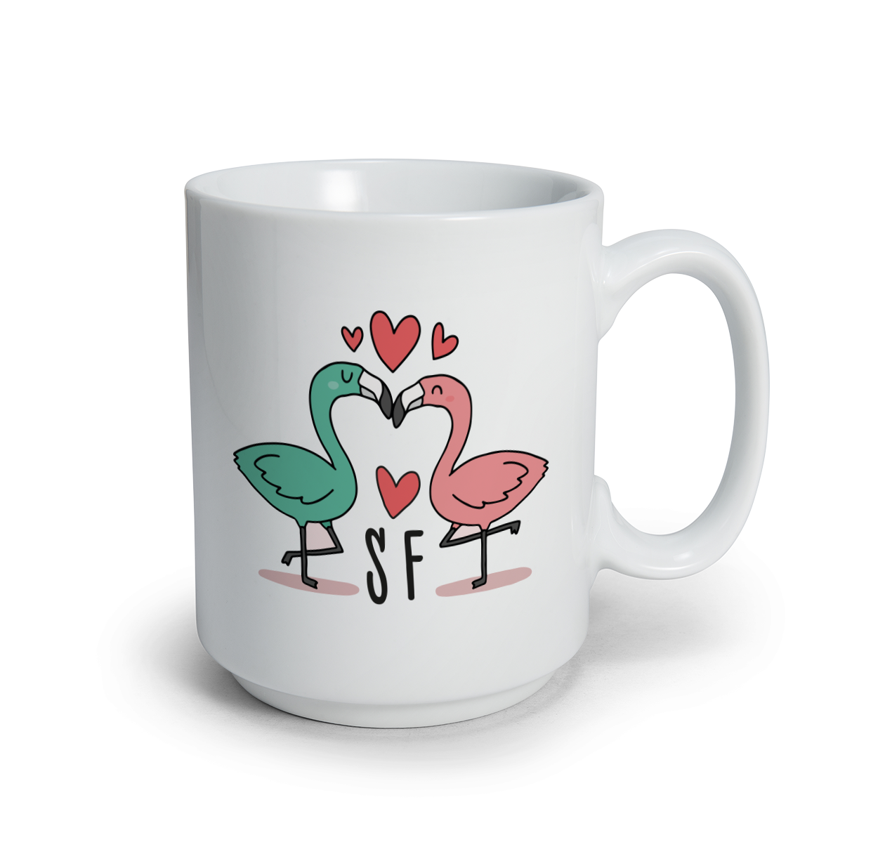 Elegant love - Tazza mug - personalizzata con iniziali