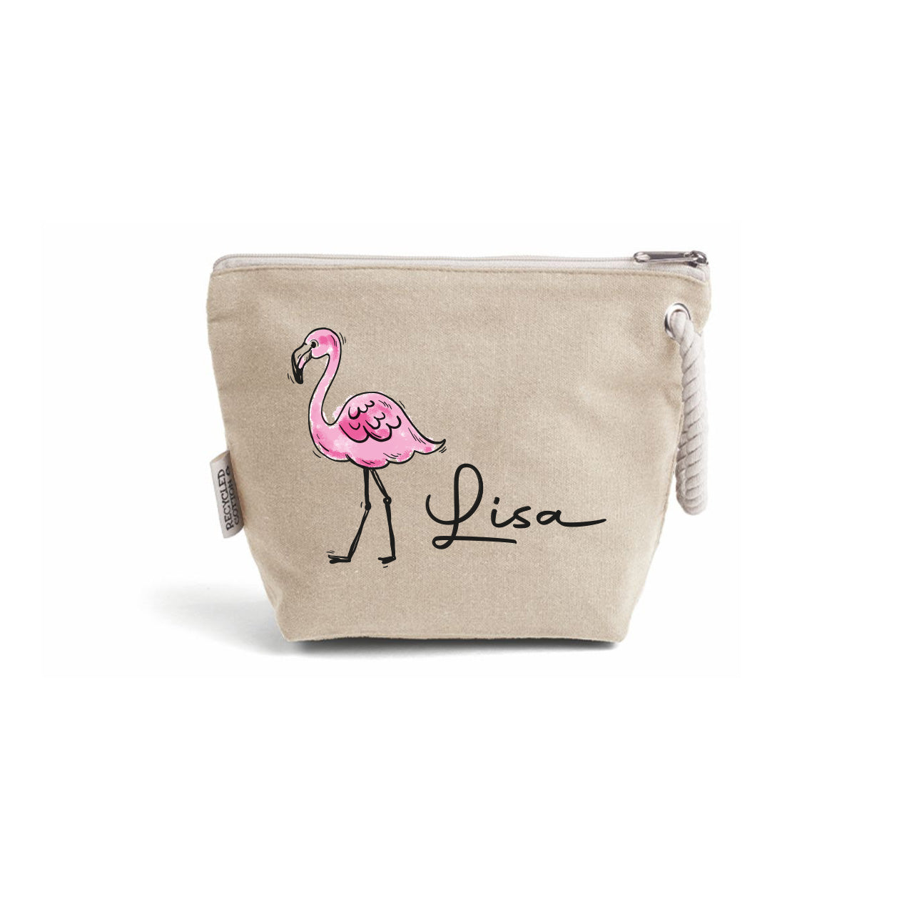 Fenicottero - Pochette personalizzata con nome