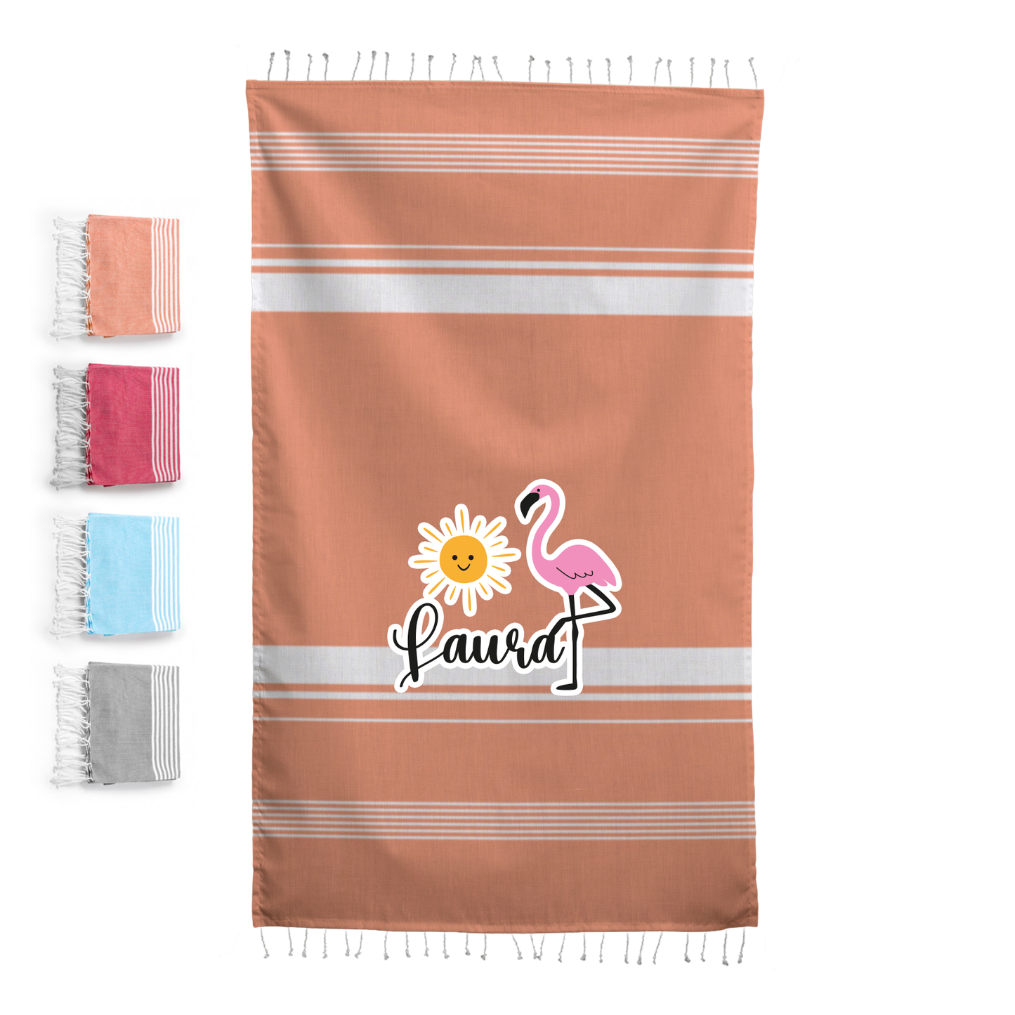 Sun - Telo Mare personalizzato con nome