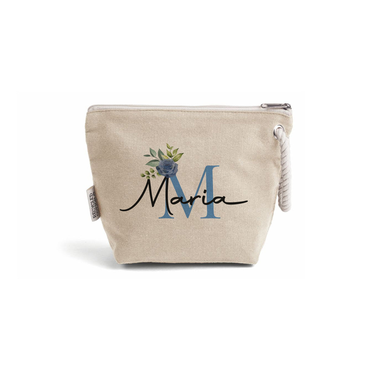 Blue flower - Pochette - personalizzata con nome