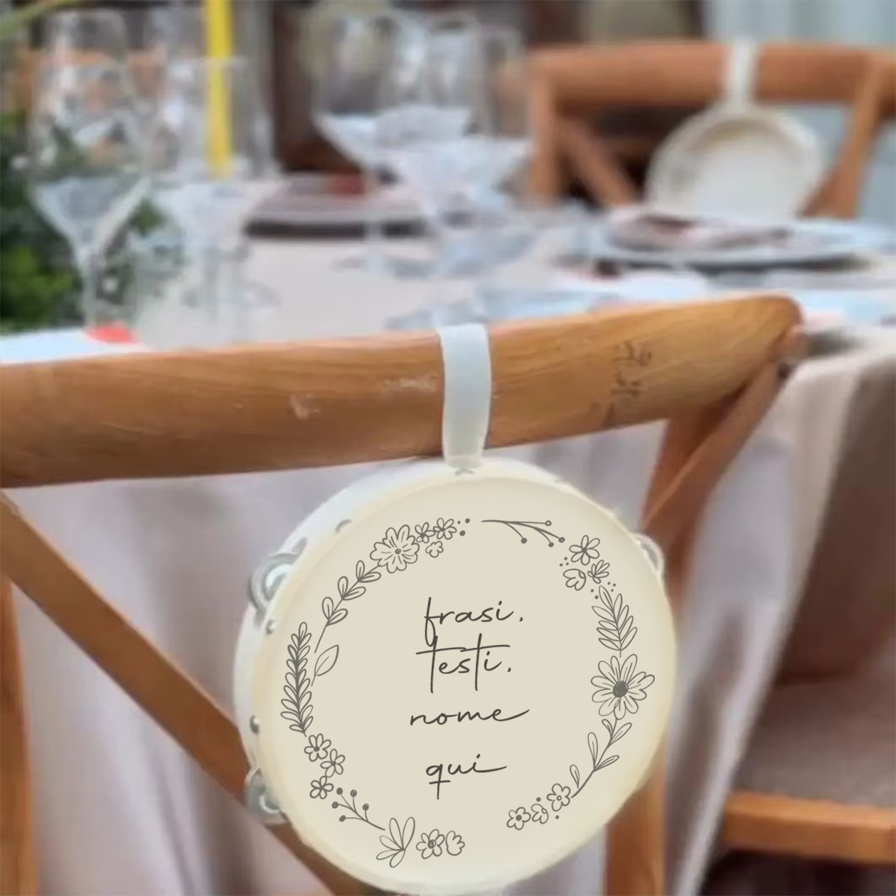 Customize - Set da 10 Tamburelli - personalizzati