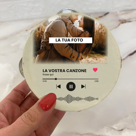 Spotify codes - Set da 10 Tamburelli - personalizzati