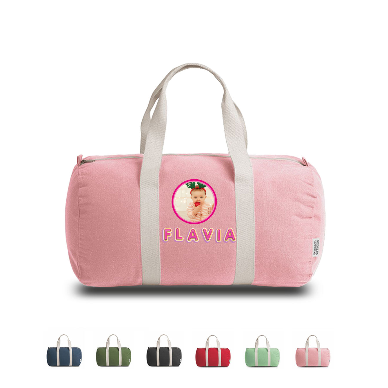 Girl Pink - Borsa - personalizzata con nome e foto