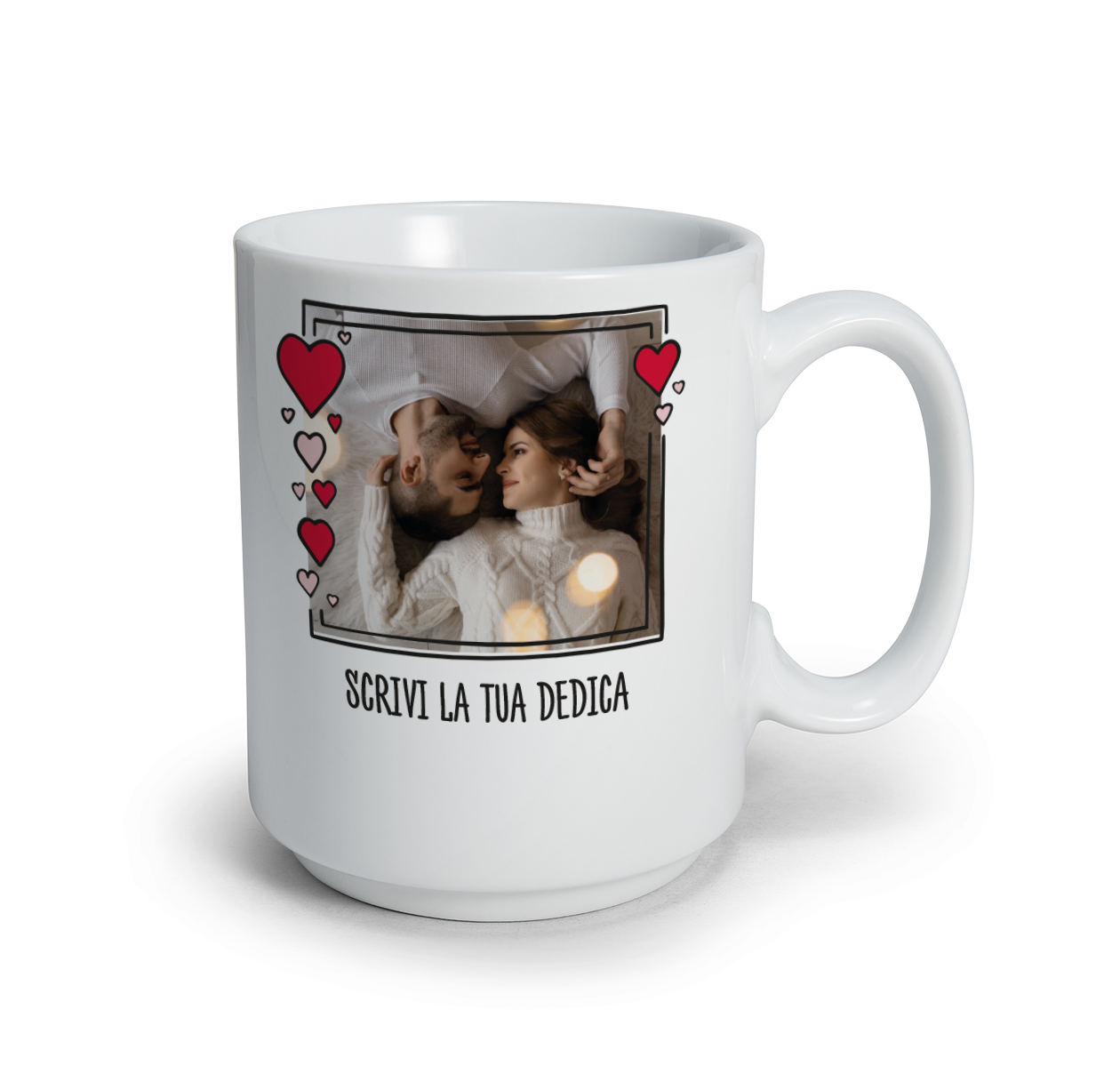 Happy Valentine's Day - Tazza mug - personalizzata con foto e dedica