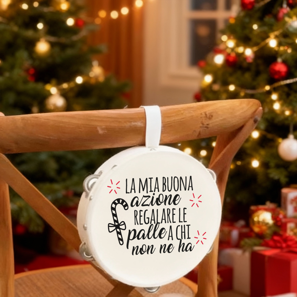Caro Babbo Natale - Set da 10 Tamburelli