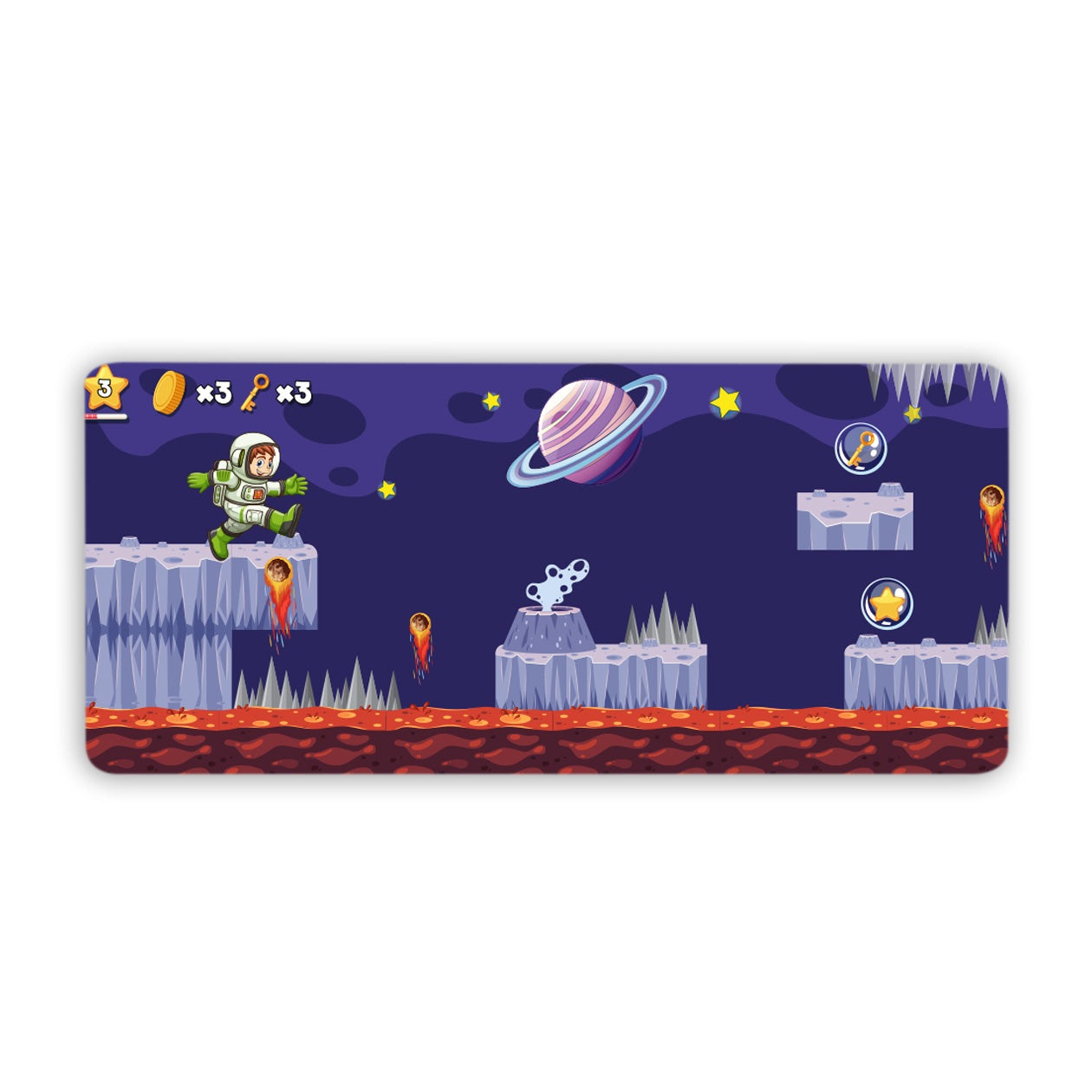 Level space - Tappetino per mouse da gaming