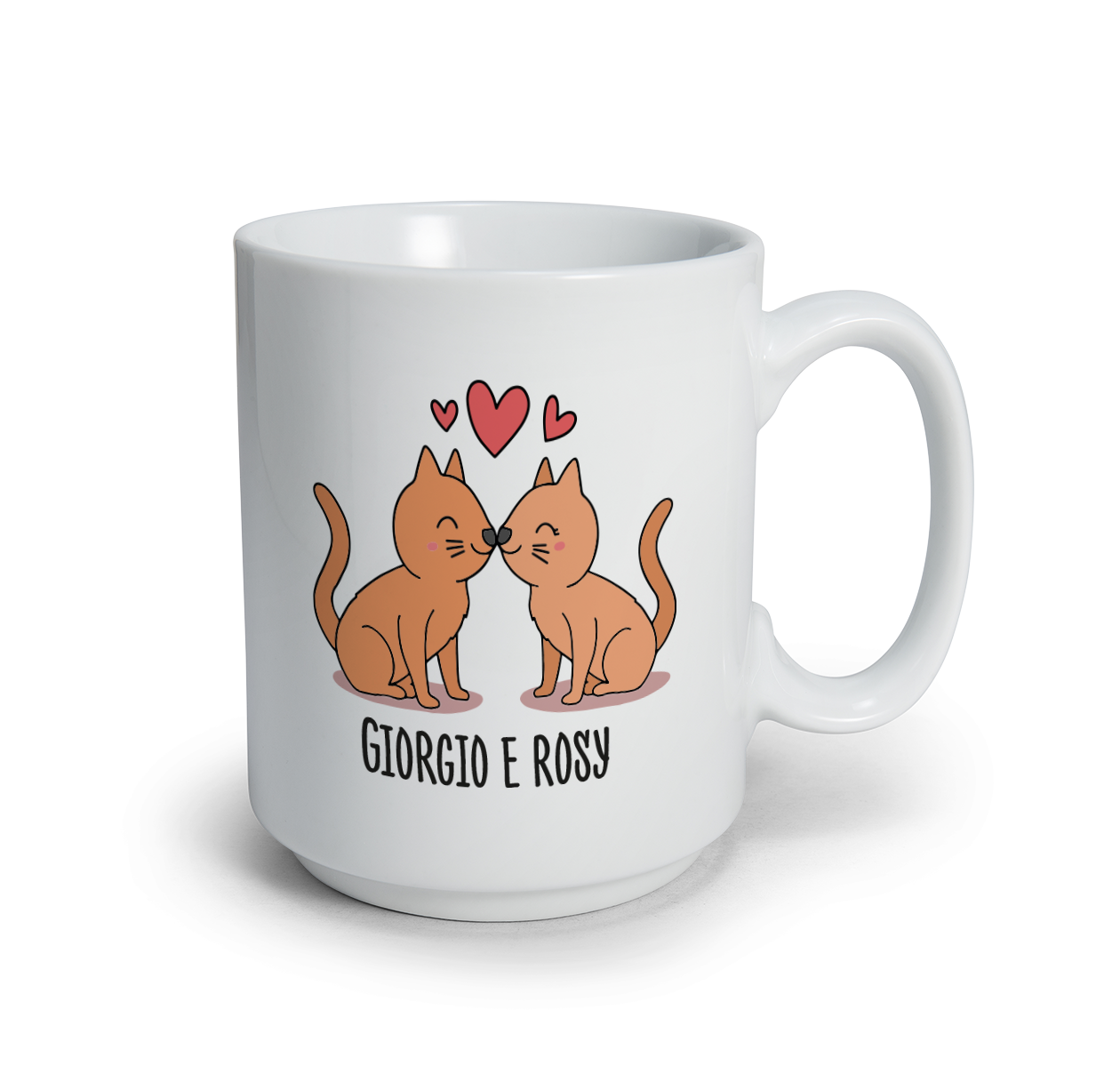Love Valentine's Day - Tazza mug - personalizzata con nomi