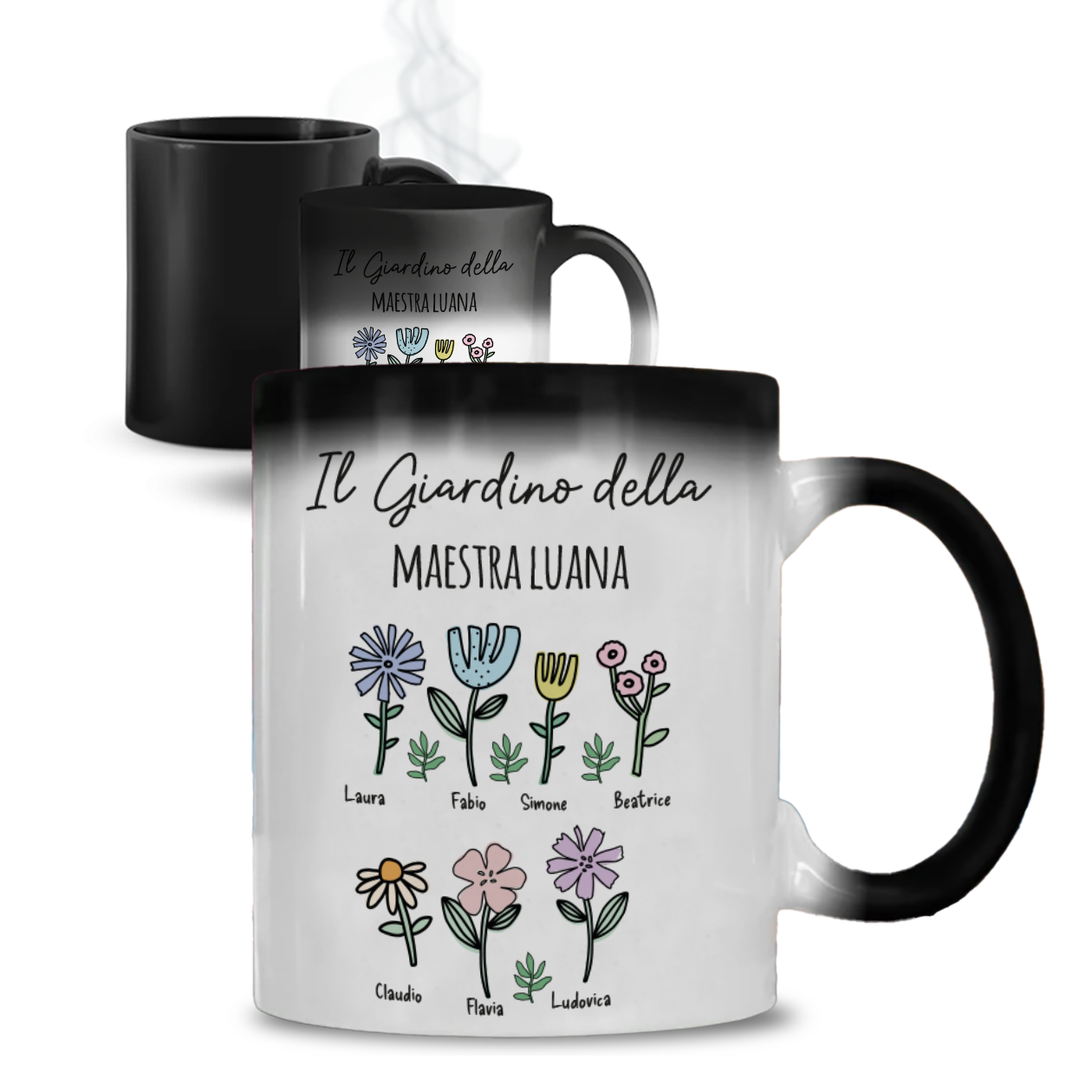 Il giardino della maestra - Tazza Magica - personalizzata