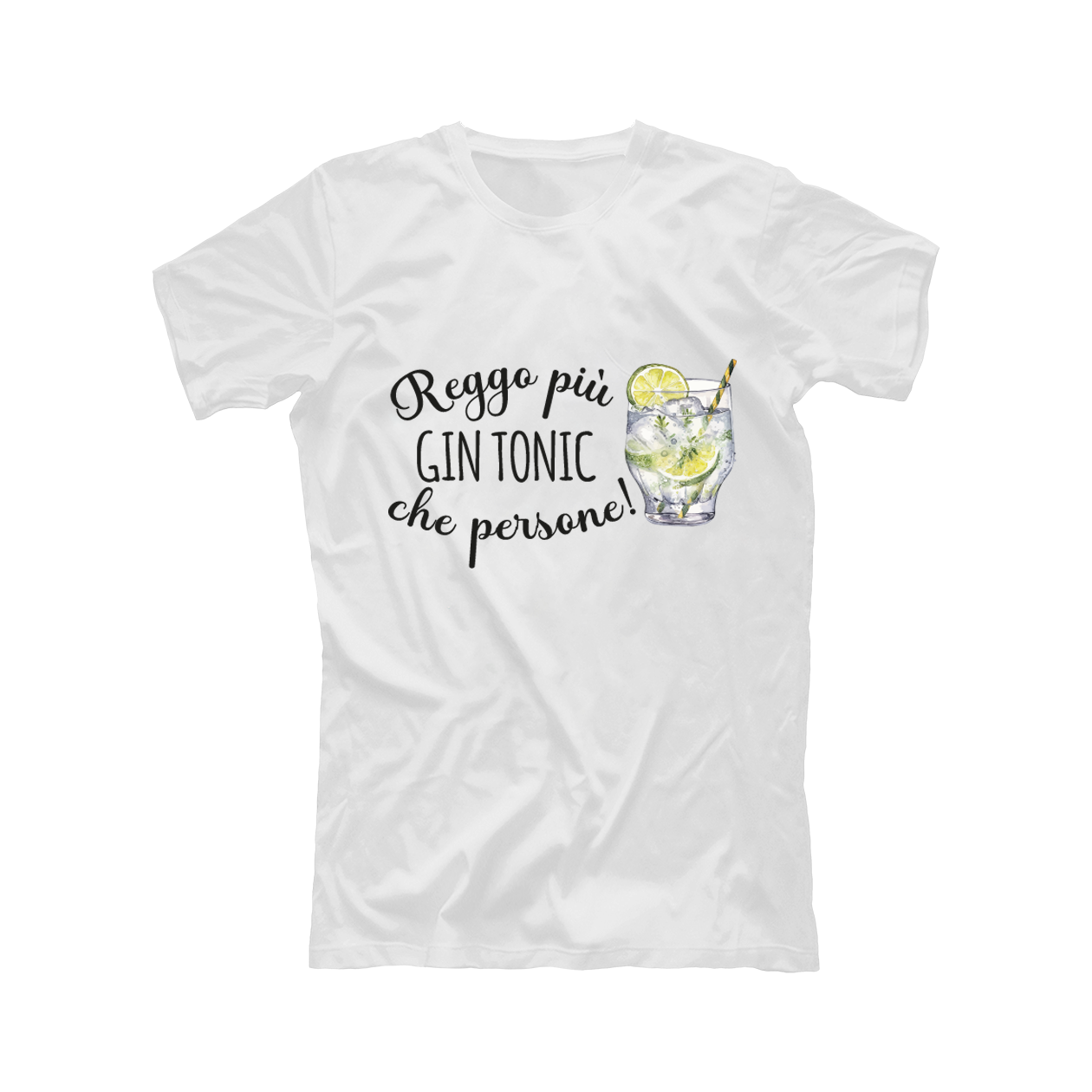 Reggo più gin tonic che persone - T-shirt