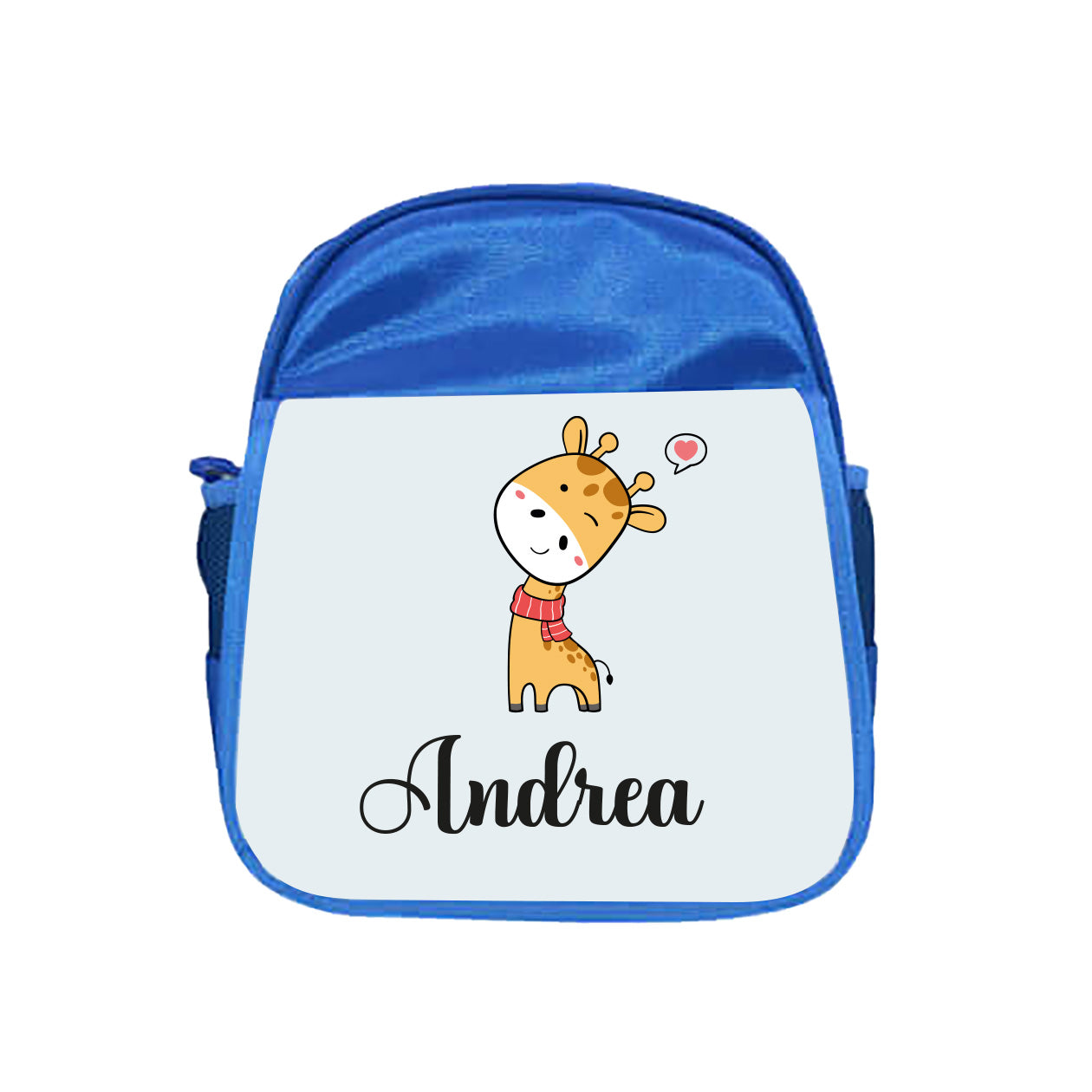 Heart Giraffa - zaino - personalizzato con nome