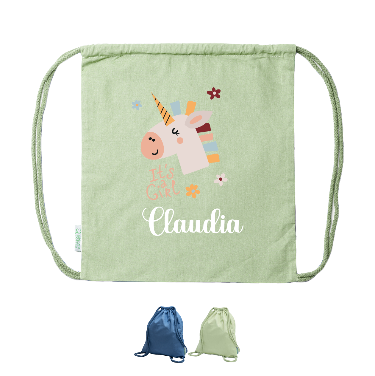 It's a girl - Sacchetto - personalizzato con nome