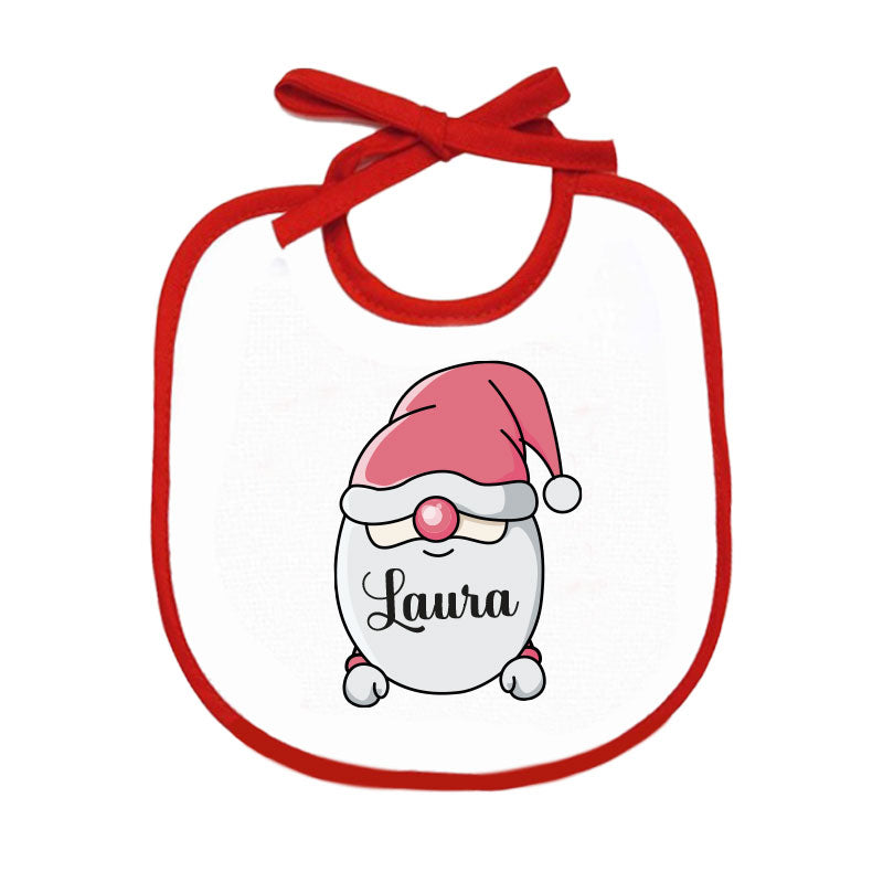 Santa Claus - Bavetto - personalizzato con nome