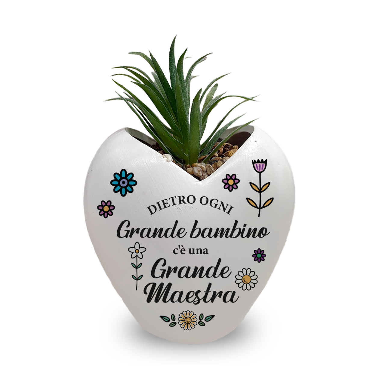 Grande maestra - Piantina con vaso - personalizzata