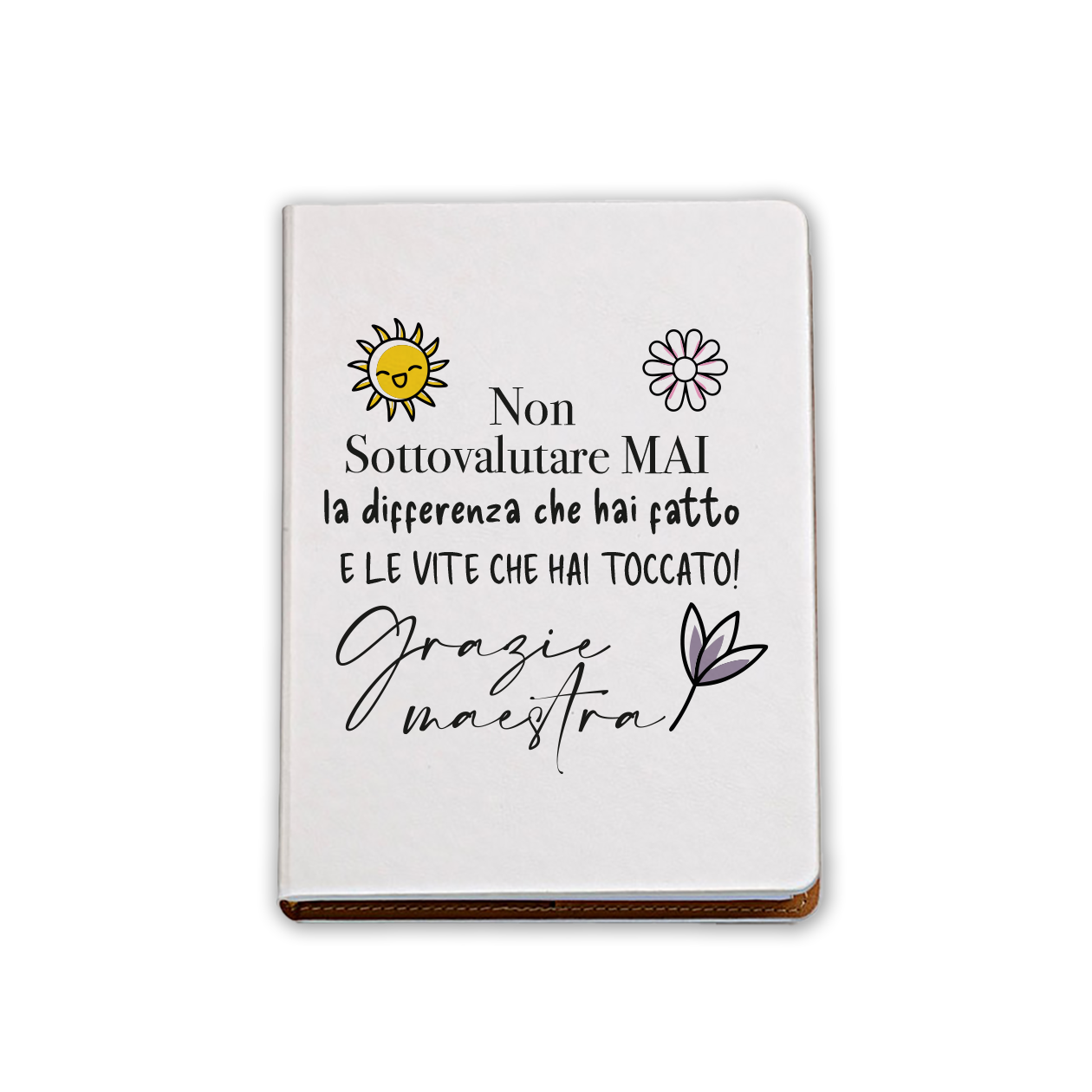 Grazie maestra le vite che hai toccato - Block Notes