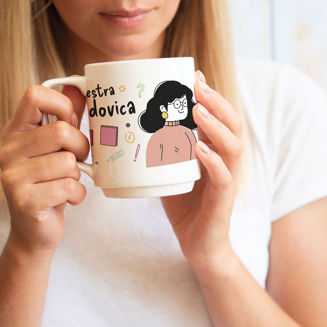 I love Maestra - Tazza Mug - personalizzata con nome