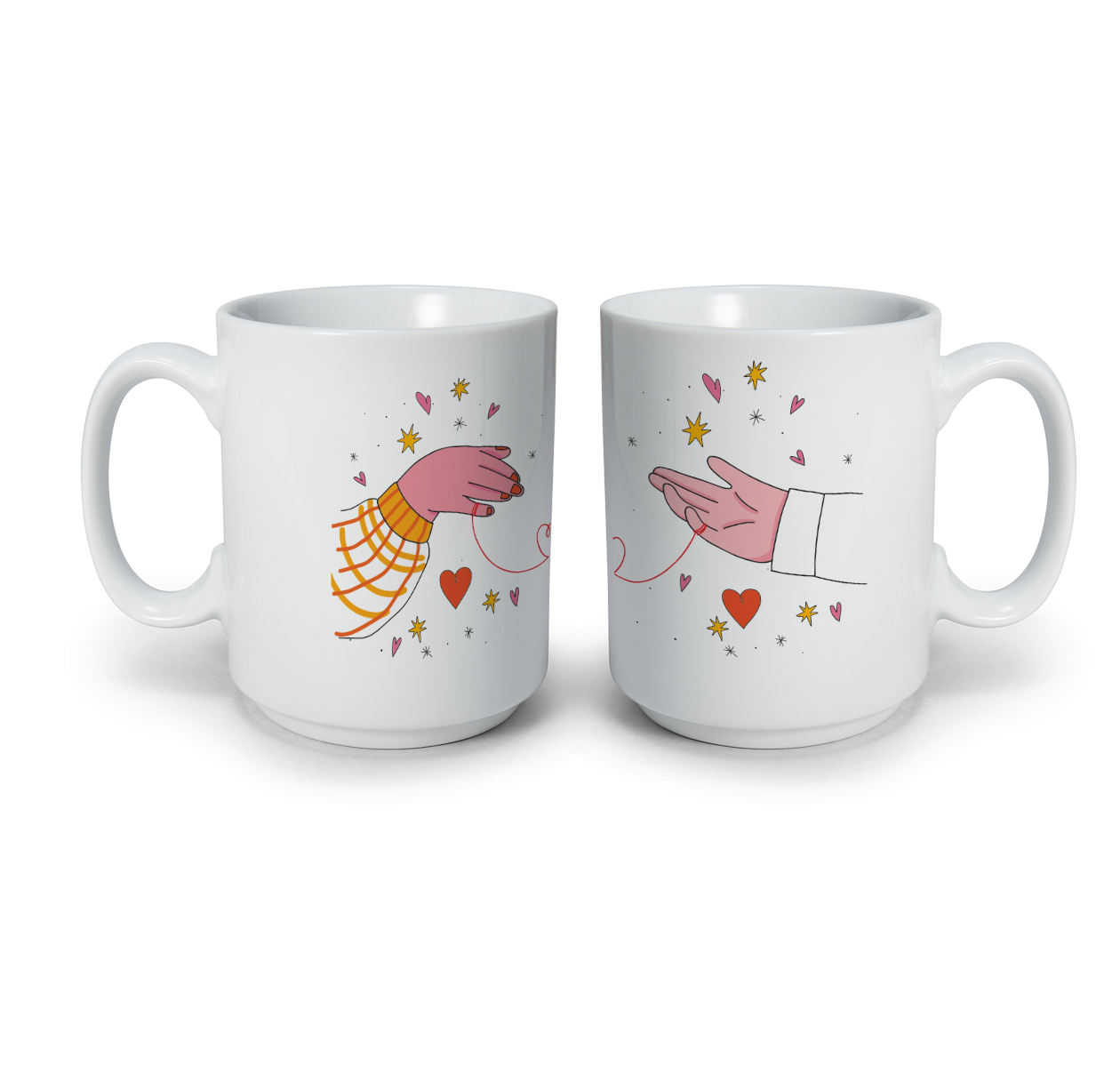 Filo d'amore - Coppia tazze Mug