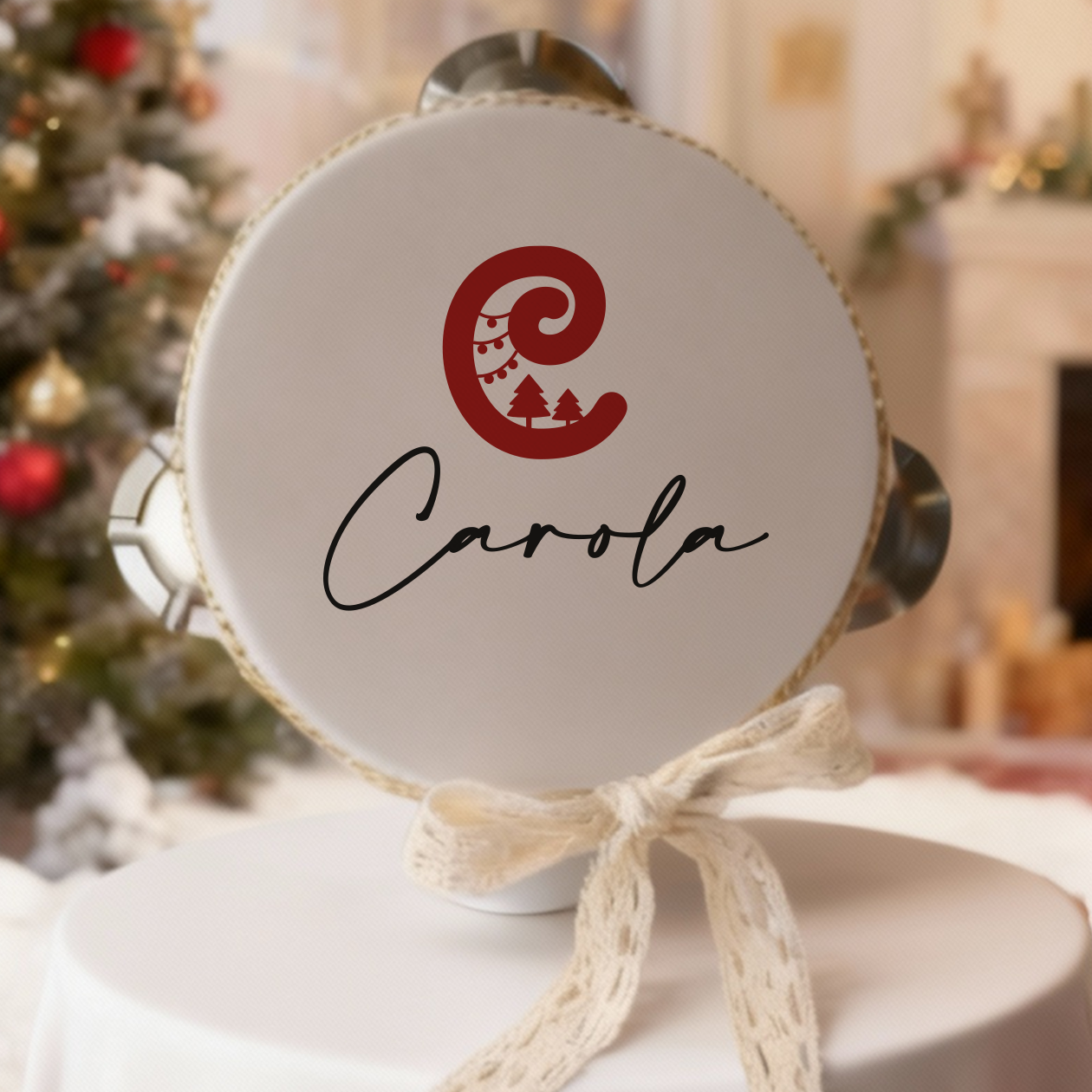 Elegant name - Set da 10 Tamburelli - personalizzati