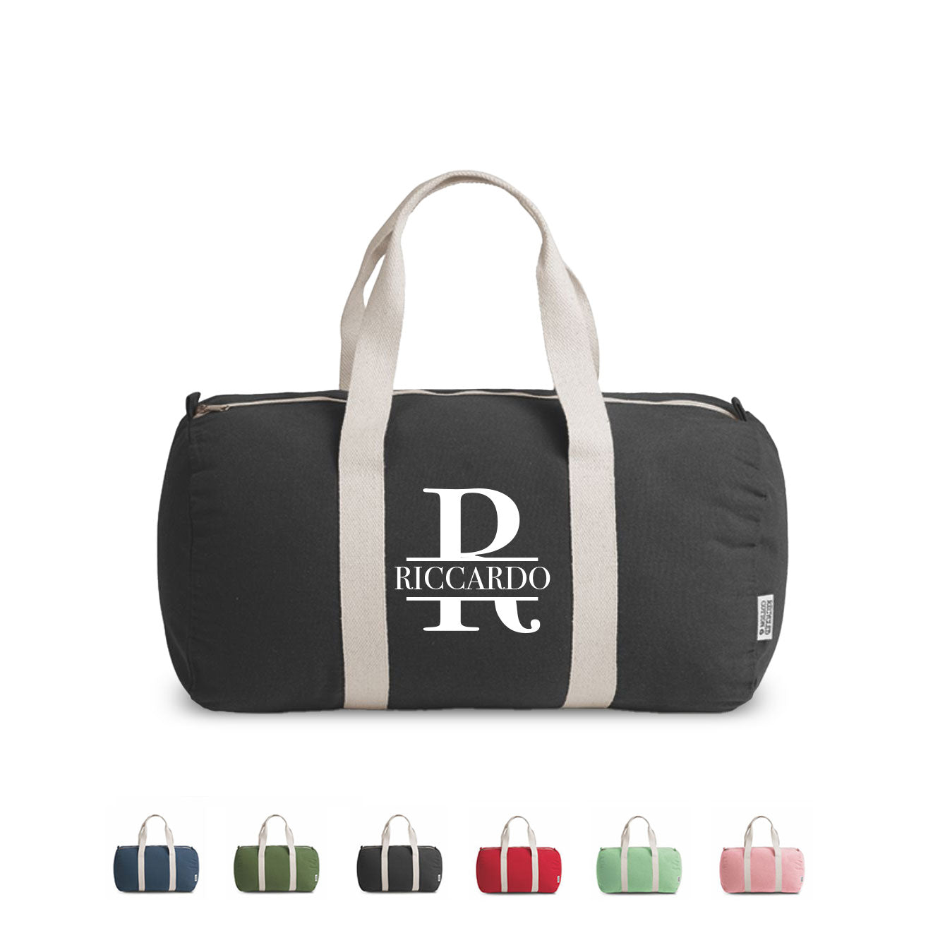 Letter and name - Borsa da palestra - personalizzata con nome e iniziale