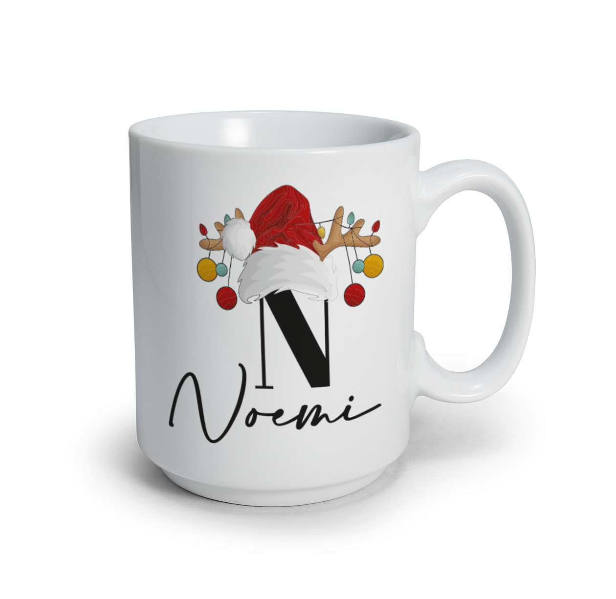 Christmas Name - Tazza mug - idea regalo Natale - personalizzato con nome