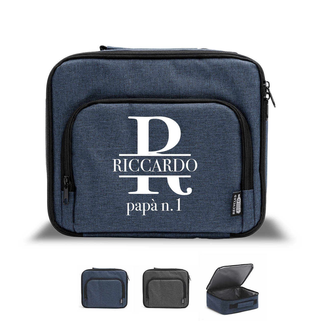 Papà n 1 - Borsa termica - personalizzata con nome