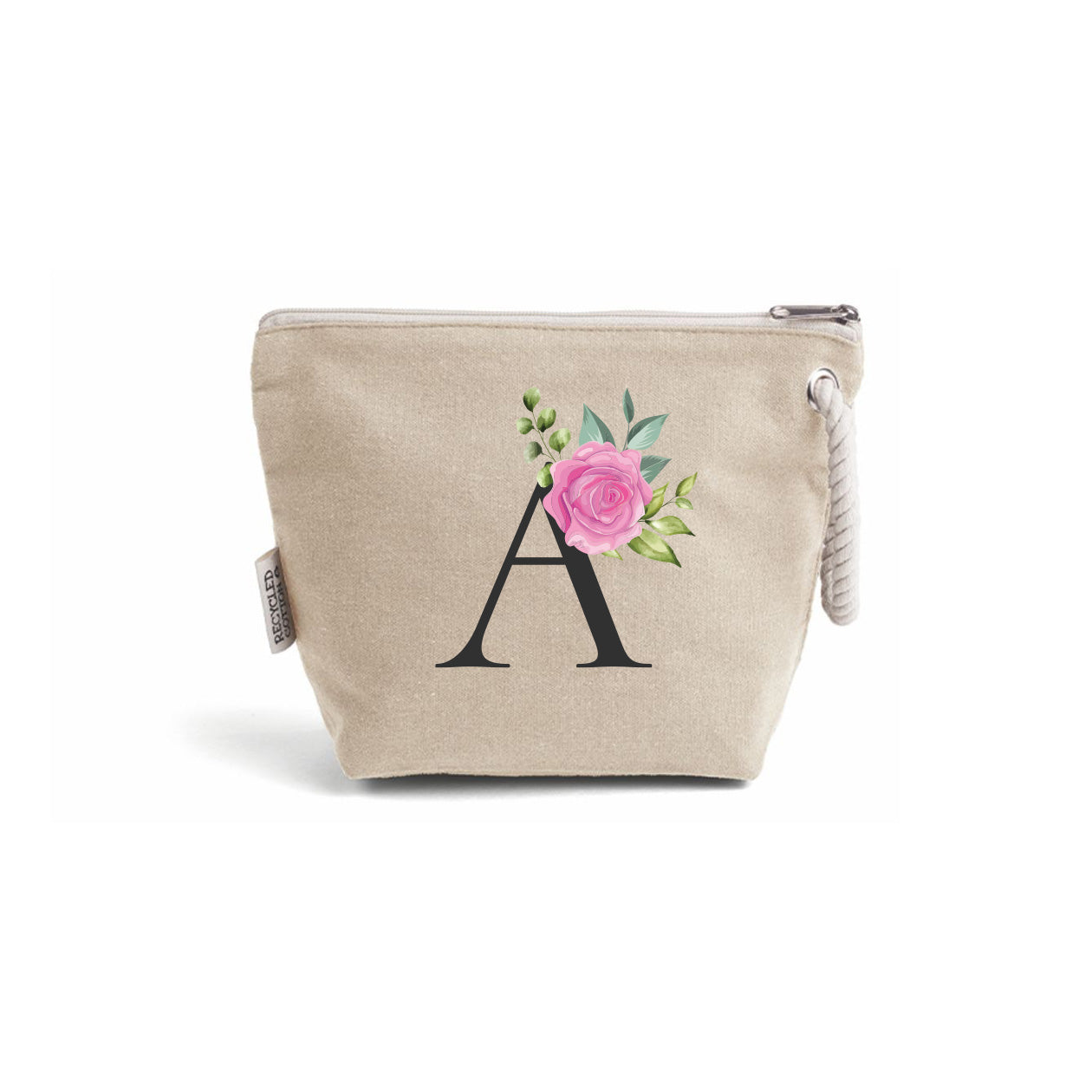 Flower - Pochette - personalizzata con iniziale