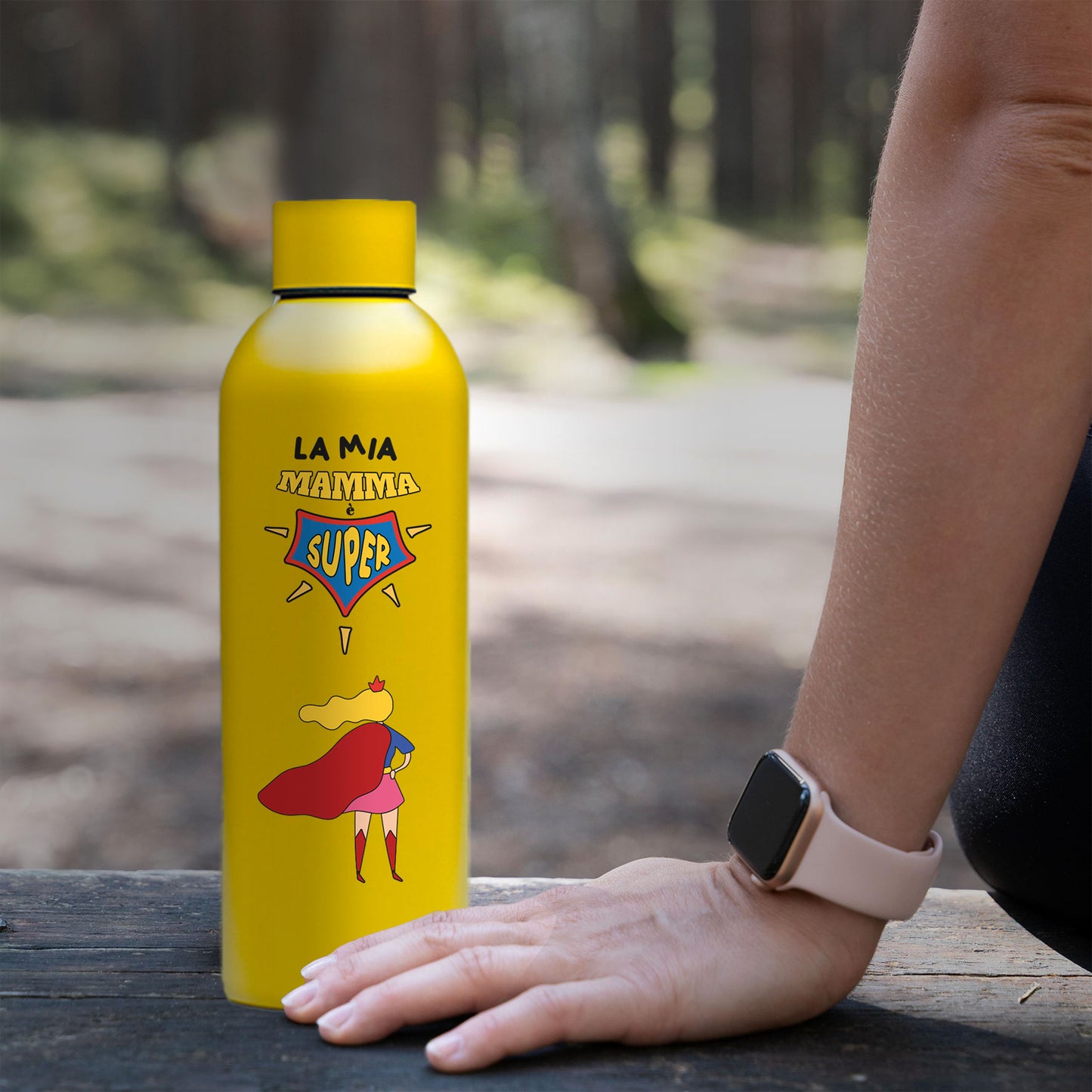 La mia mamma è super - Borraccia Ecosostenibile