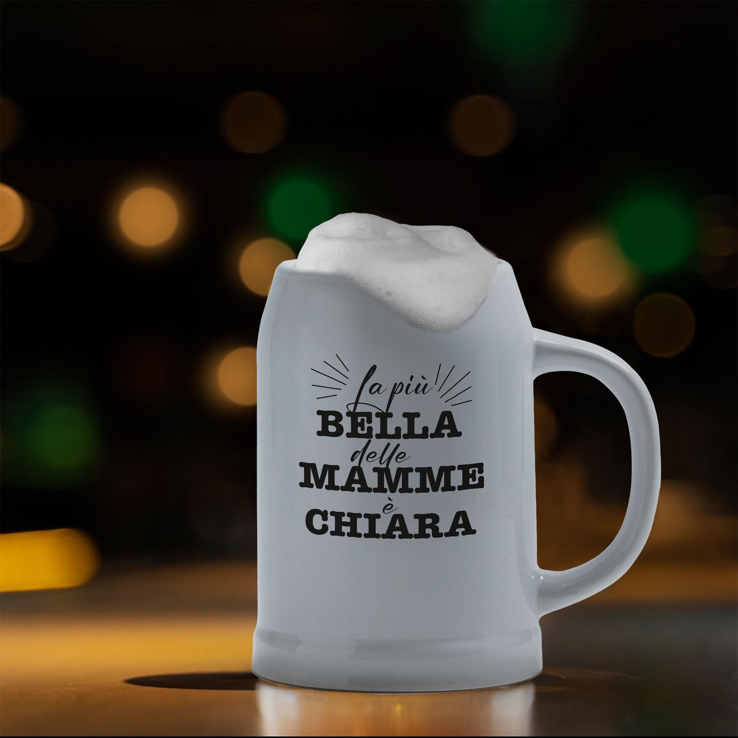 La più bella delle mamme - Caraffa in ceramica personalizzata con nome