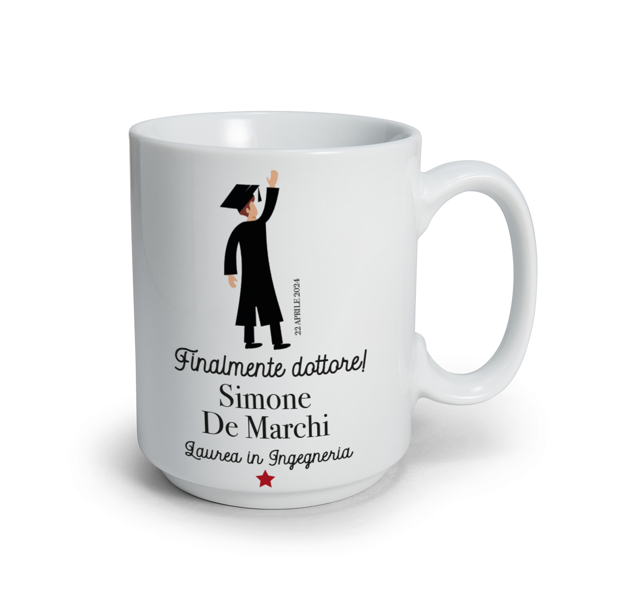 Finalmente dottore - Tazza mug - personalizzata