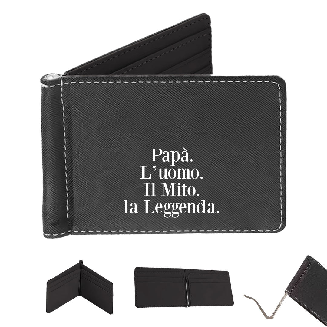 Papà, l'uomo, il mito, la leggenda - Portafoglio in pelle sintetica