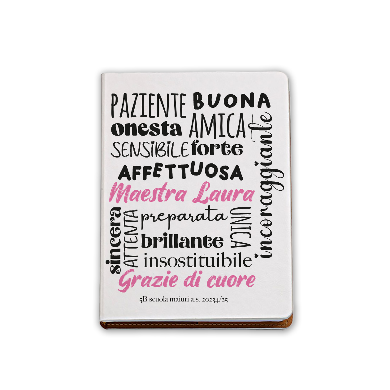 Grazie di cuore - Block Notes personalizzato