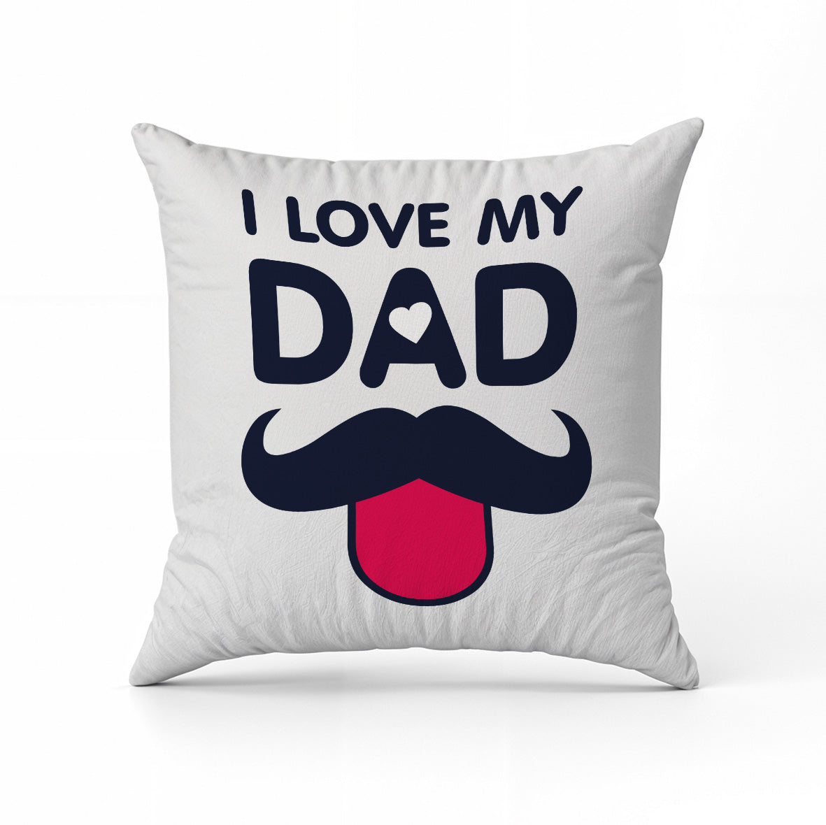 I love my dad - Cuscino - idea regalo festa del papà