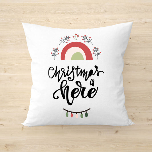 Christmas is here - Cuscino - idea regalo natale