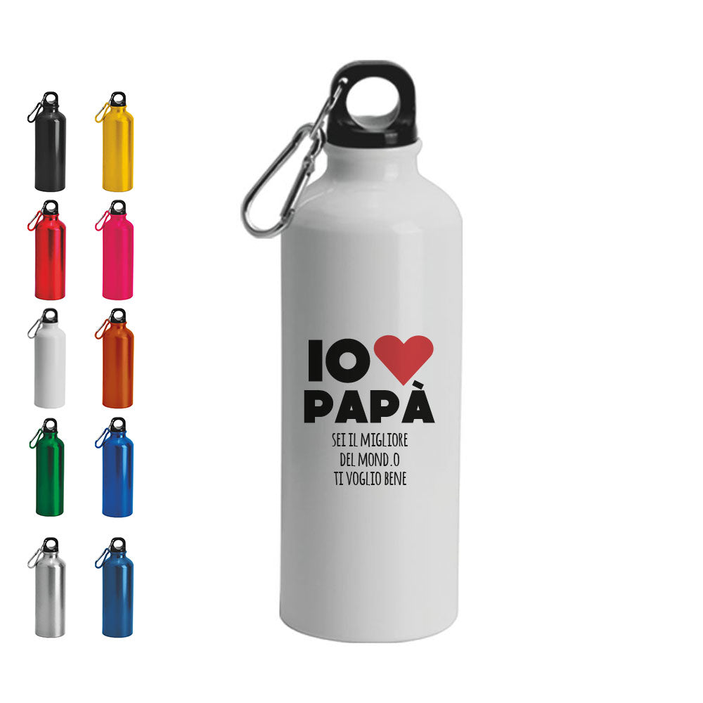 Ti voglio bene papà - Borraccia Ecosostenibile