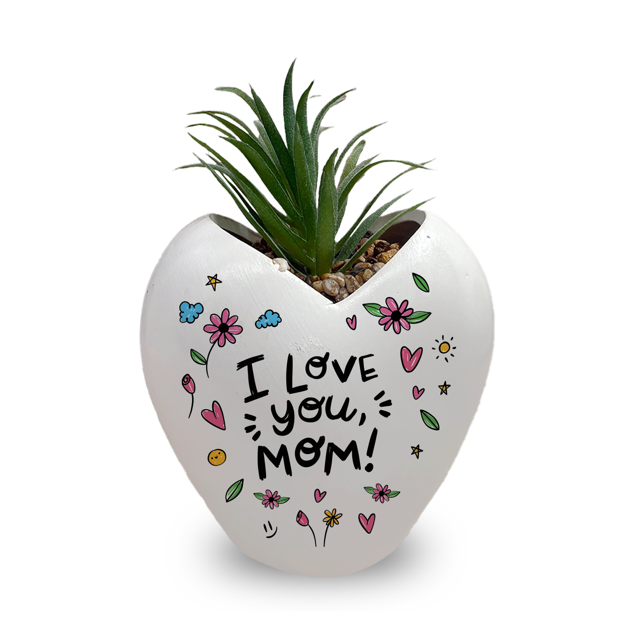 I love you mom - Piantina con vaso