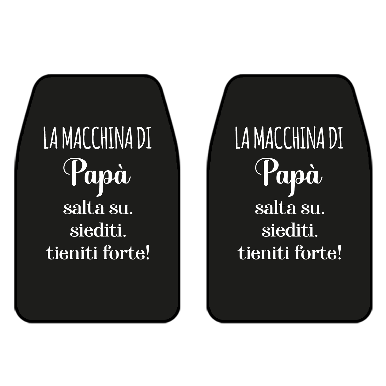 La macchina di papà - tappetini auto
