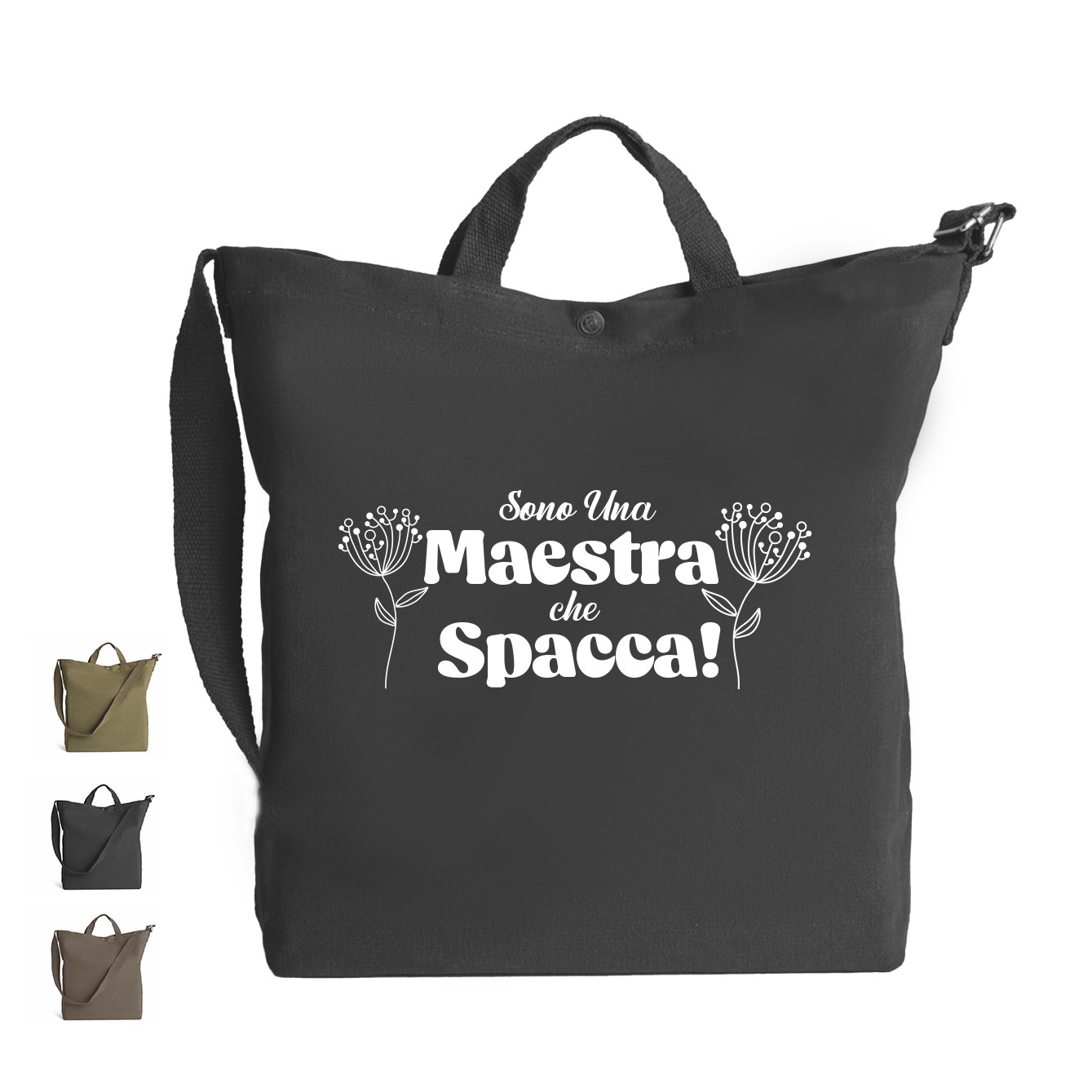 Sono una maestra che spacca - Borsa da Donna in Tela