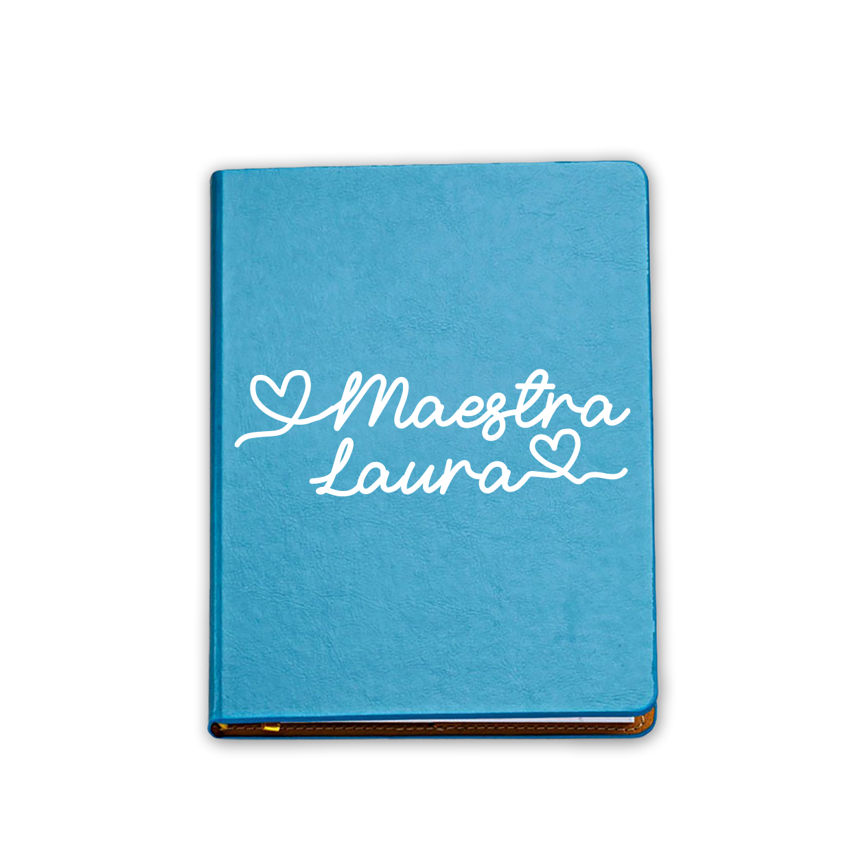 Maestra name hearts - Block Notes personalizzato con nome