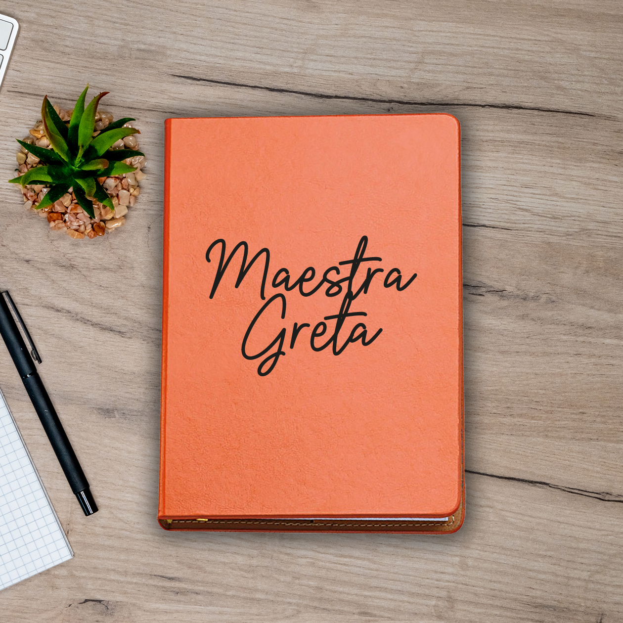 Maestra name elegant - Block Notes personalizzato con nome