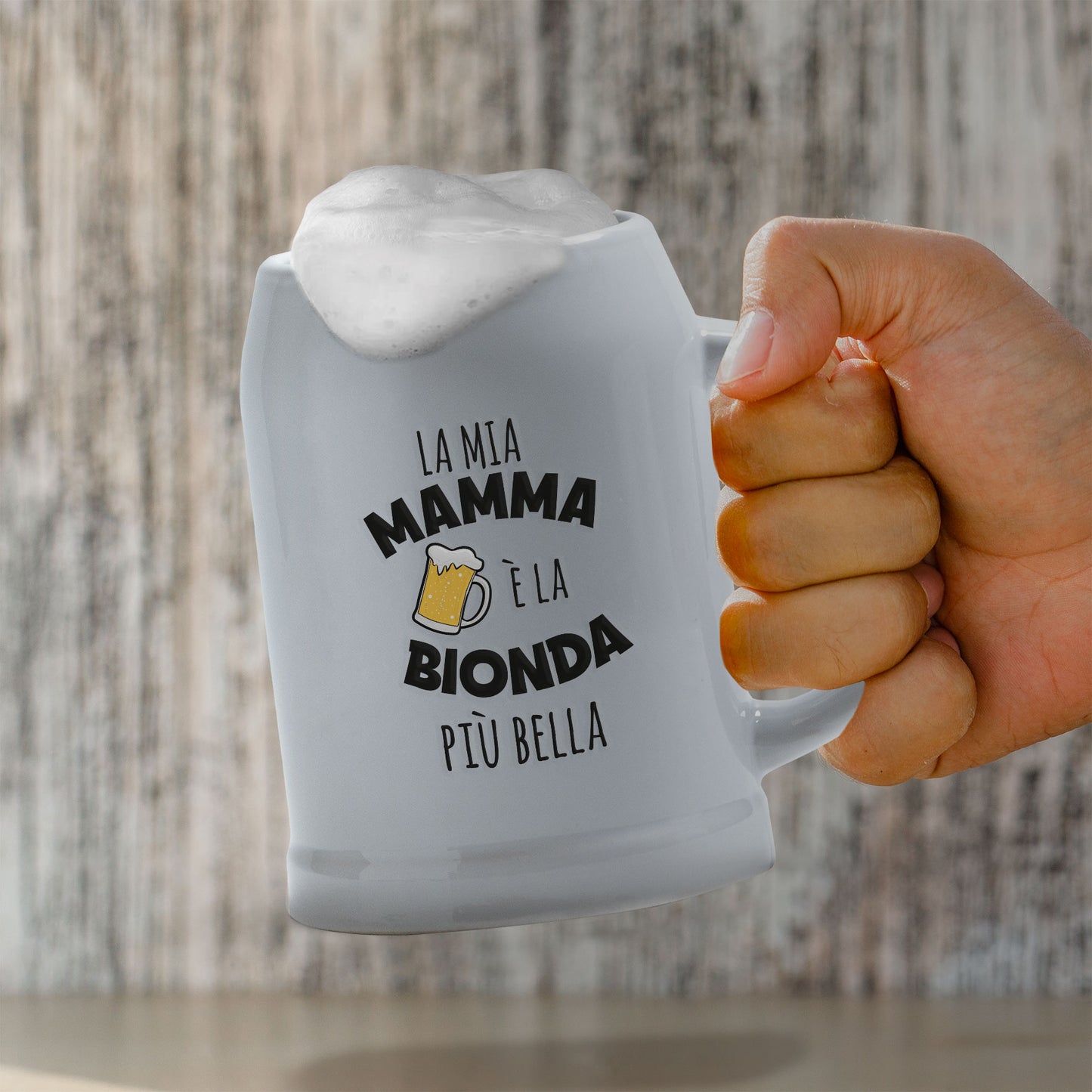 Mia mamma la bionda più bella - Caraffa in ceramica